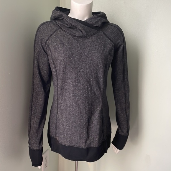 Lululemon Think Fast Pullover Herringbone size 10 - Picture 7 of 14